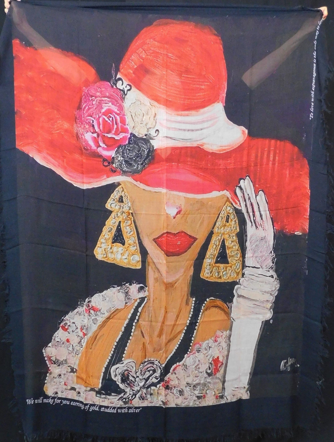 D-157 CIAO BELLAS MOTHER -LADY IN THE RED HAT