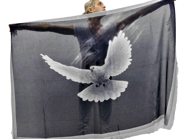 D-62B EYES OF A DOVE BLACK WHITE