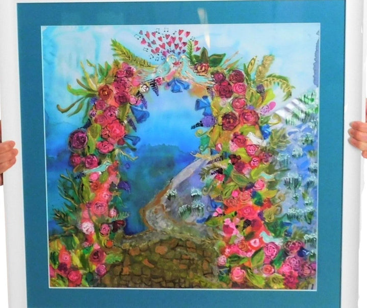 ENTER YOUR PROMISE LAND - ORIGINAL SILK PAINTING