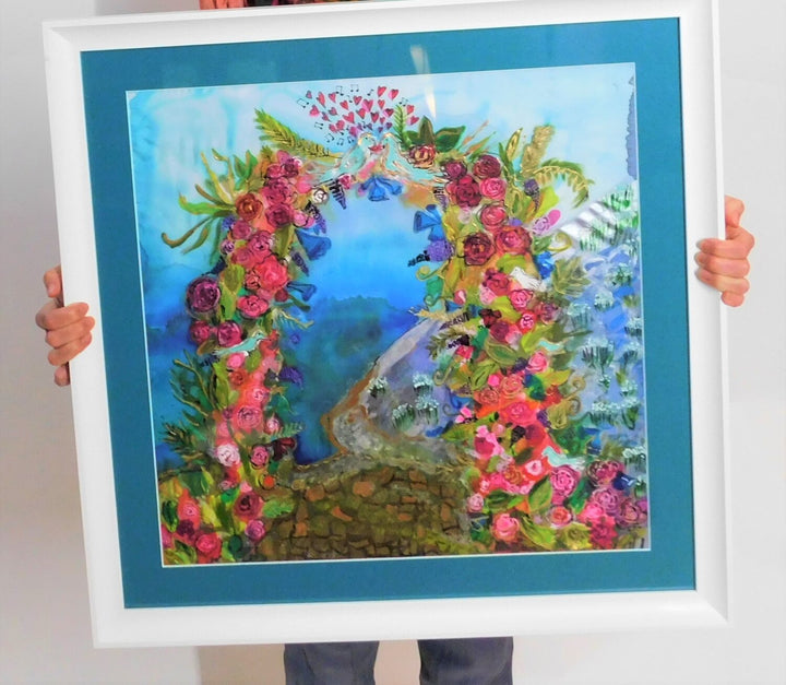 ENTER YOUR PROMISE LAND - ORIGINAL SILK PAINTING